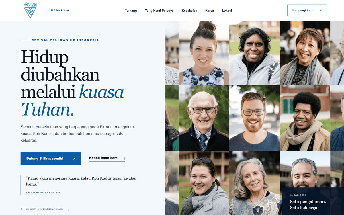 Revival Fellowship Indonesia — project imagery
